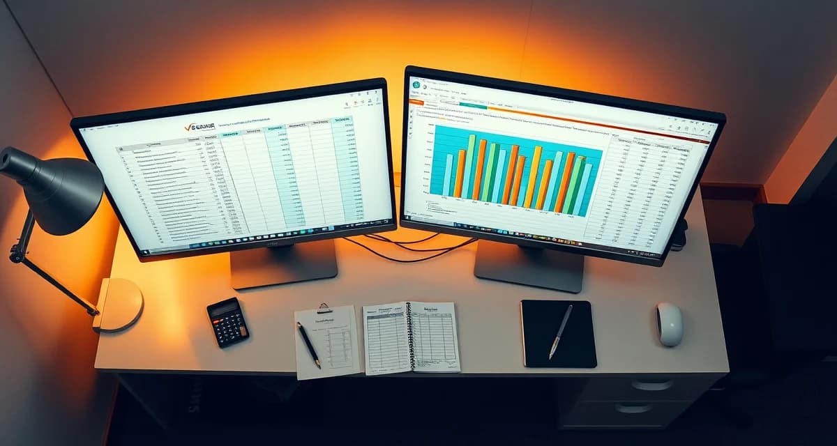 Beekeeping software ROI analysis visualization Comparison of beekeeping software dashboard versus spreadsheet interface showing ROI calculations and contract management for commercial pollination operations