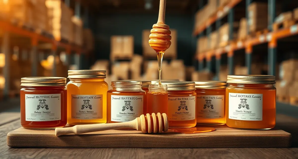 Honey sales channel comparison for commercial operations Commercial honey distribution channels including wholesale bulk containers, co-op storage, broker logistics, and direct retail packaging options