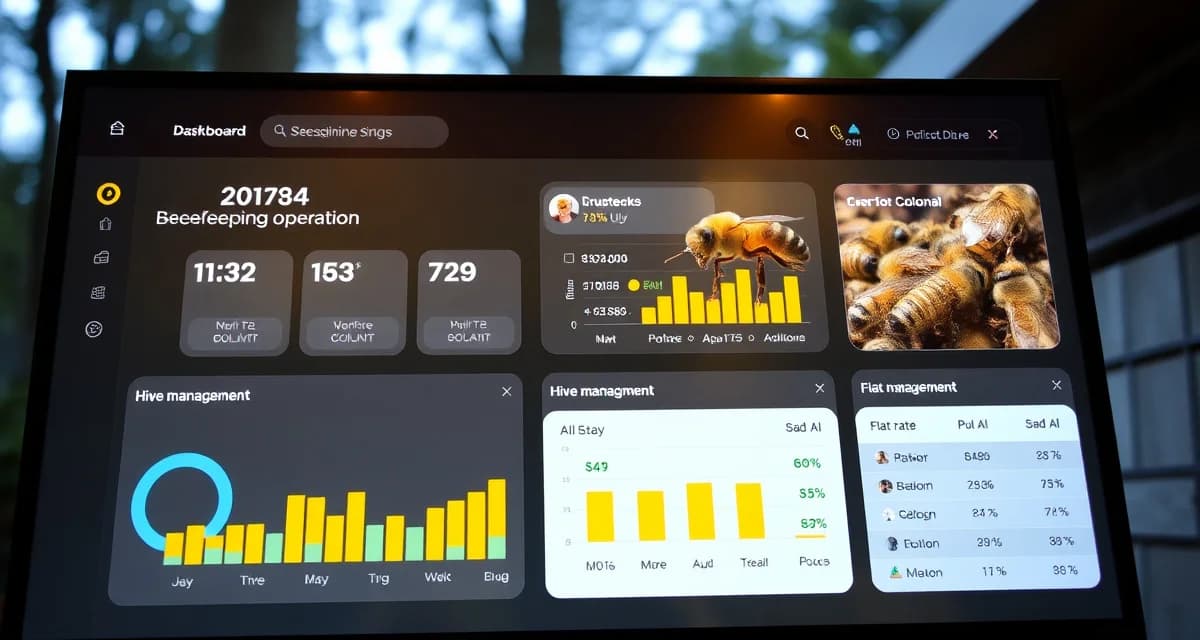 Commercial beekeeping software pricing tiers PollenOps pricing plans comparison showing three flat-rate SaaS tiers for commercial beekeeping operations and hive management