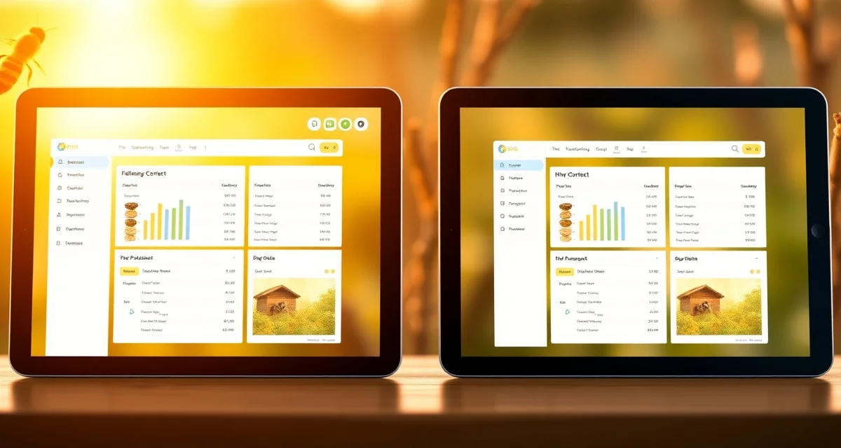 Beekeeping software feature comparison dashboard PollenOps and Hive Tracks Pro software comparison for commercial pollination operations and hive management