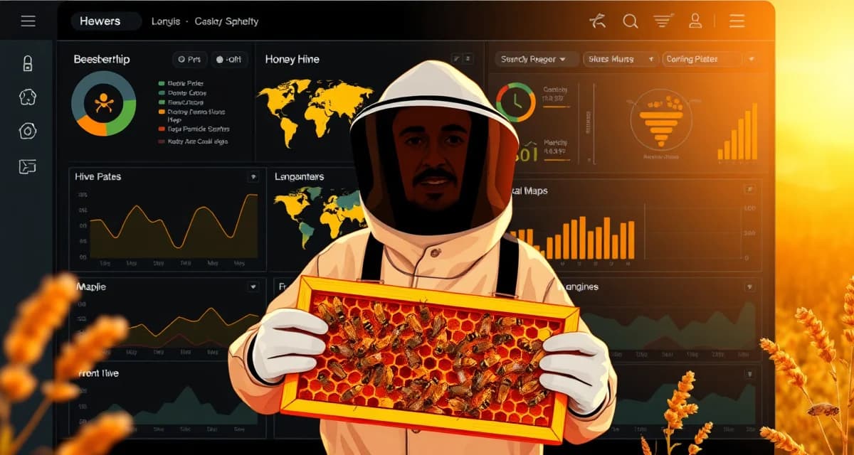 Beekeeping software pricing tiers for commercial operations PollenOps pricing plans comparison for commercial pollination operations with GPS tracking and hive management features