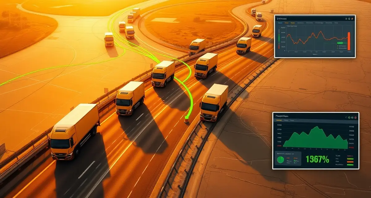 Commercial bee truck route optimization software Optimized pollination routes for migratory beekeeping trucks showing fuel-efficient logistics planning across multiple states