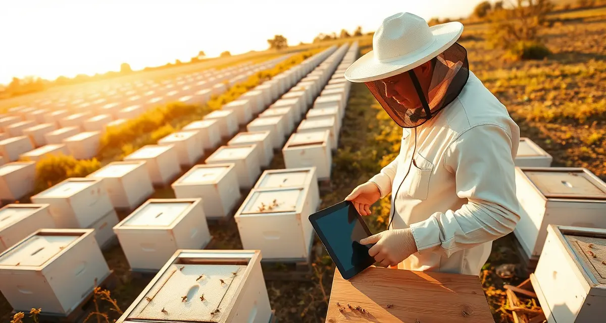 Contract management solution for small-scale commercial beekeepers Small pollination operation software for 50-200 hive beekeeping businesses managing pollination contracts efficiently